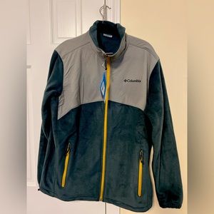 Columbia Zipper man Steen mountain tech full zip polyester ,fleece new